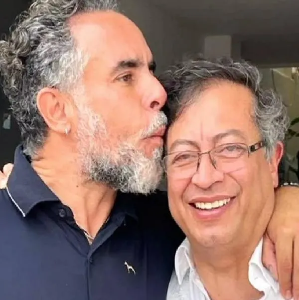 Foto de Armando Benedetti y Gustavo Petro, en nota de cómo es el poder de Armando Benedetti en Gobierno Petro: papel en Casa de Nariño