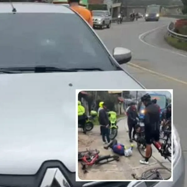 en nota sobre accidente en Bogotá con carro que arrolló a ciclista en Patios: video del caso