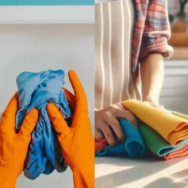 Cómo desmanchar los trapos de la cocina? 