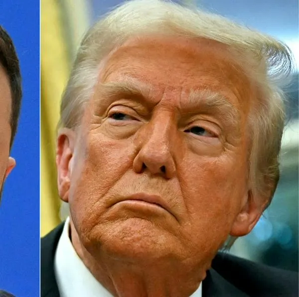 Donald Trump critica a Volodimir Zelenski, presidente de Ucrania
