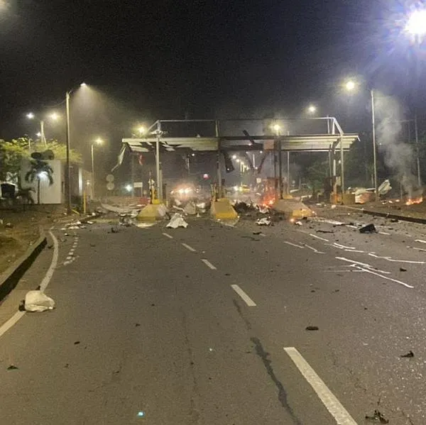 Cúcuta sufre varios ataques con explosivos que destruyeron un peaje