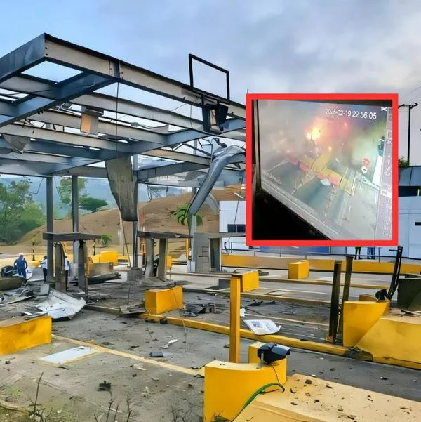 Video de la explosión de peaje cerca a Cícuta: así fue el momento exacto