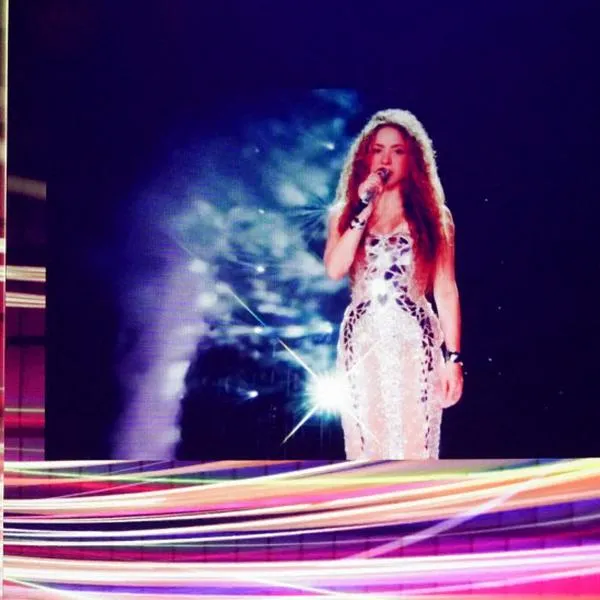 Concierto de Shakira fue transmitido por algunos minutos en televisión