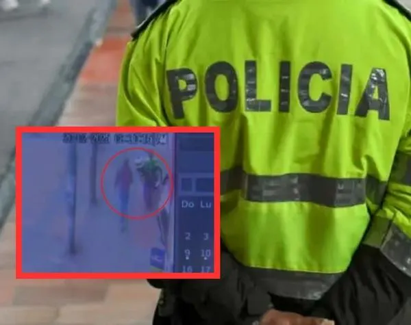 Ladrón aprovechó descuido y se robó moto de la Policía en Bogotá: video