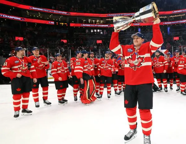 Trudeau festeja y le responde a Trump tras la victoria de Canadá en hockey sobre hielo