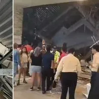 Video impactante del momento en que colapsó techo de centro comercial en Perú: van cuatro fallecidos