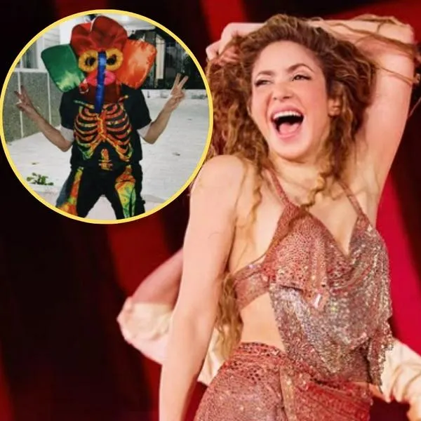 Shakira en la Guacherna del Carnaval de Barranquilla, estuvo con sus hijos