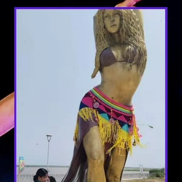 Monumento a Shakira en Barranquilla