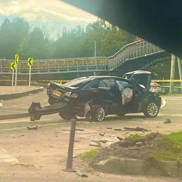 Accidente en Autopista Norte de Bogotá: lo que encontraron en carro sorprende