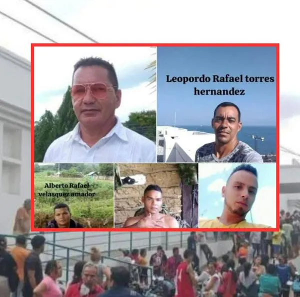 Ellos eran los 5 hombres que murieron dentro de un motel en Bolívar