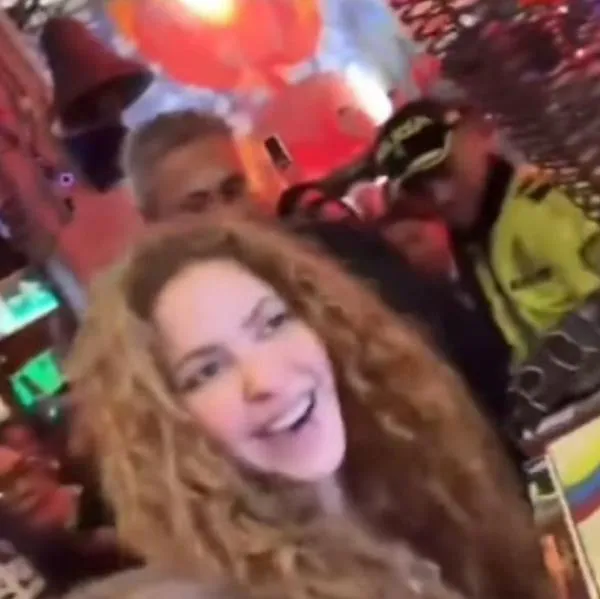 Shakira estuvo en Andrés Carne de Res bien acompañada y causó locura en Bogotá