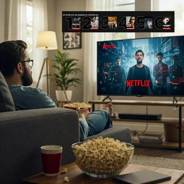 Foto de Netflix, en nota sobre series y películas de Netflix más populares en Colombia hoy estrenos van arriba