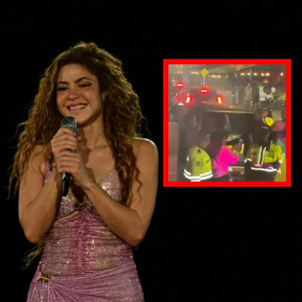 Shakira compartió con seguidores a su llegada a Bogotá antes de conciertos