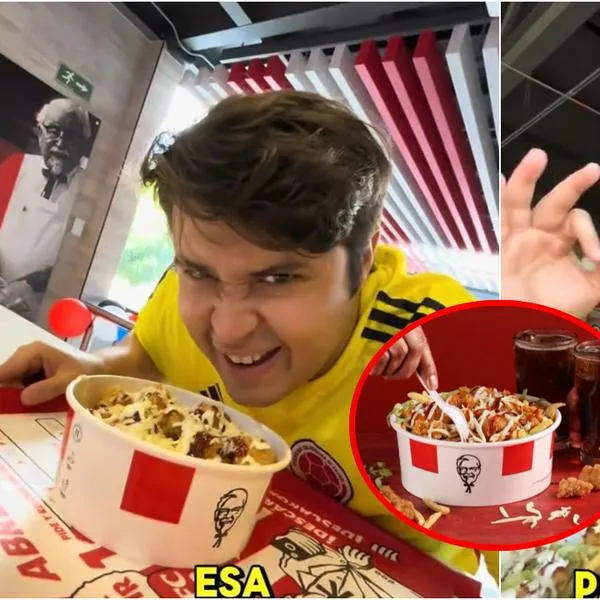 KFC:  joven barranquillero probó la 'salchipapa' y se llevó sorpresa