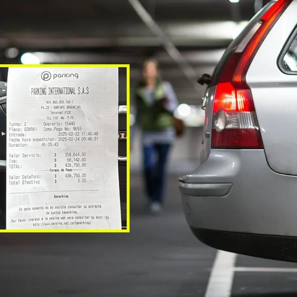 A mujer le cobraron más de 436.000 pesos en parqueadero del hospital Santa Fe en Bogotá: denuncia y foto
