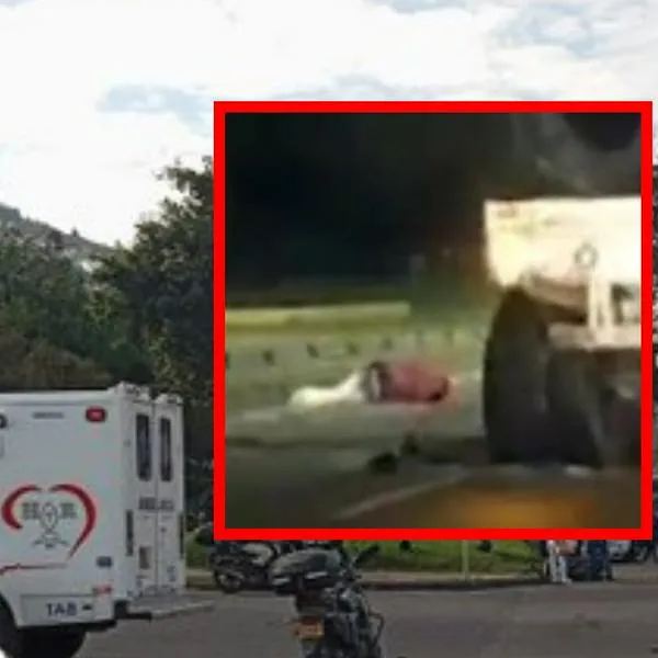 Video del grave accidente en Bogotá muestra el momento del violento choque