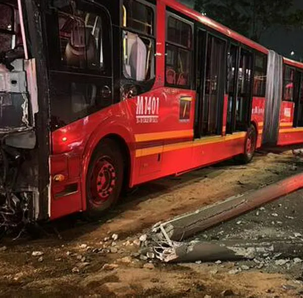 Al menos 10 heridos deja fuerte accidente de Transmilenio tras concierto de Shakira