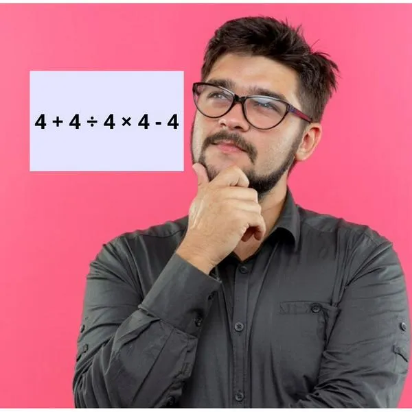 ¿Cuánto es 4 + 4 ÷ 4 × 4 - 4? Reto matemática que pocos resuelven