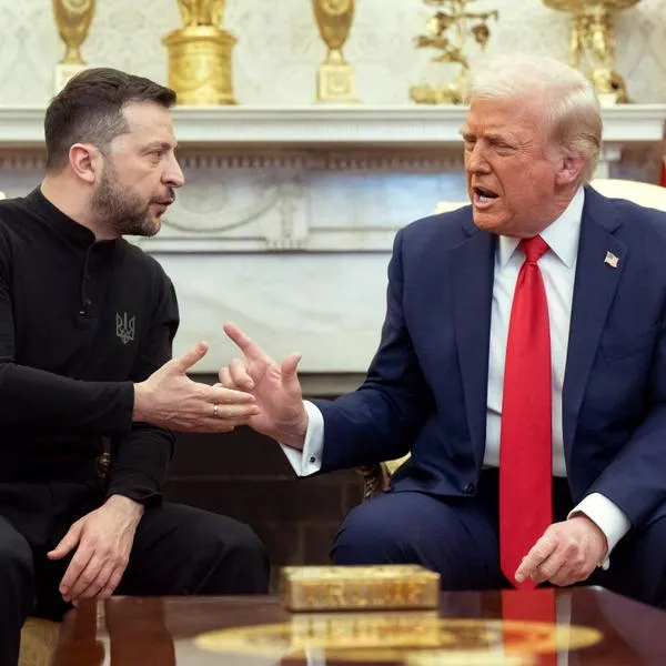 Caliente discusión entre Trump y Zelenski.