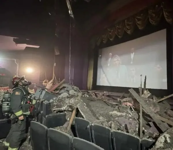  Techo de sala de cine en Estados Unidos colapsó en medio de película de Marvel
