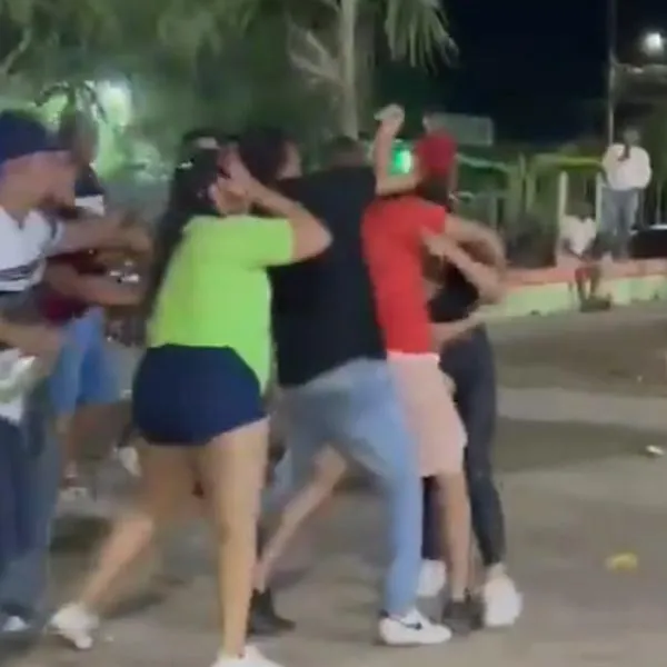 Pelea Carnaval de Barranquilla 2025