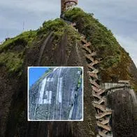 Fotos de piedra del Peñol, en nota de qué significa la letras Gl que aparecen en Piedra del Peñol, historia y secretos