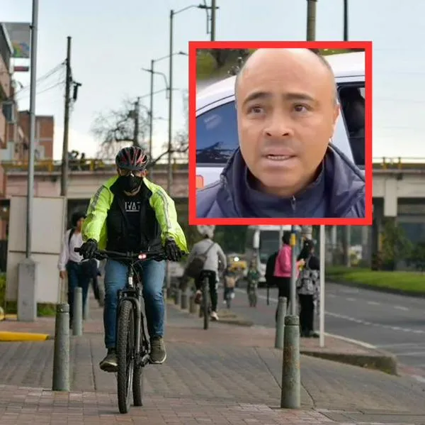 Ciclista y profesor de conducción discutieron por quien tenía la razón en la vía