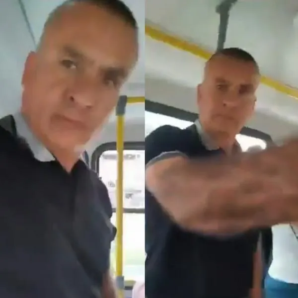 Graban a hombre degenerado que iba en un SITP mostrándole un video para adultos a una menor de edad. Así lo confrontaron otras mujeres.