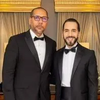 Nayib Bukele y Yamil Bukele.