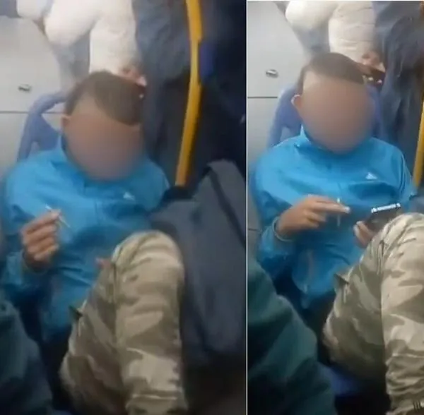 Transmilenio hoy Joven queda en video fumando en un SITP de Bogotá y hay indignación