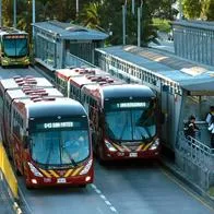 Transmilenio en Bogotá. 