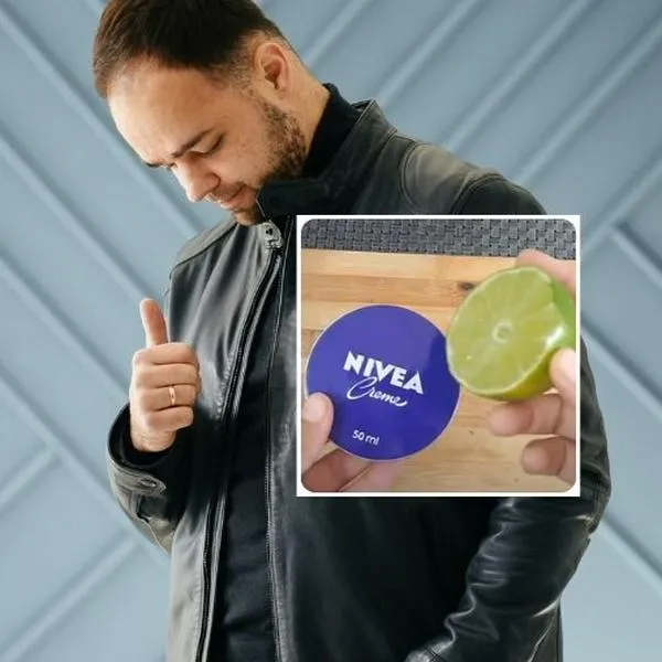 Foto de chaqueta de cuero y Nivea, en nota de cómo limpiar manchas en prendas de cuero con crema Nivea y limón, en truco fácil