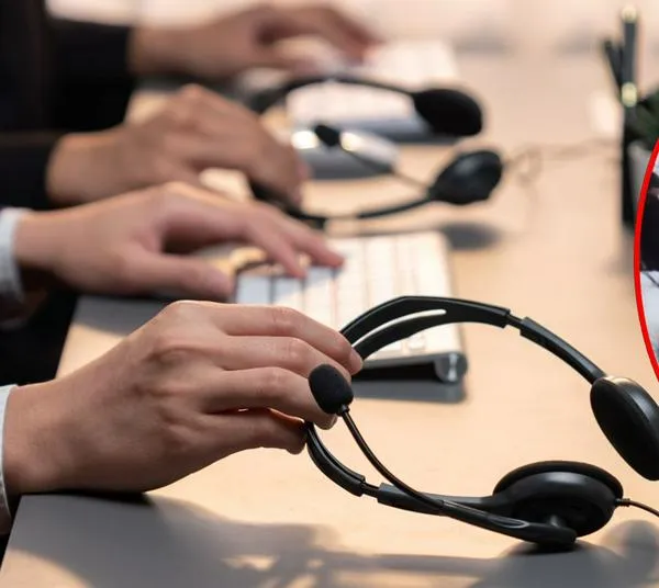 Empleados de call center en Bogotá protestaron porque no les pagan salario