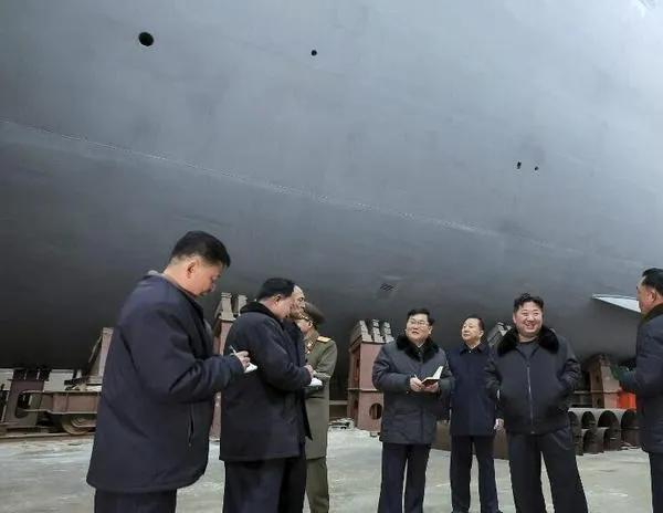 Preocupación por un posible submarino nuclear norcoreano en construcción