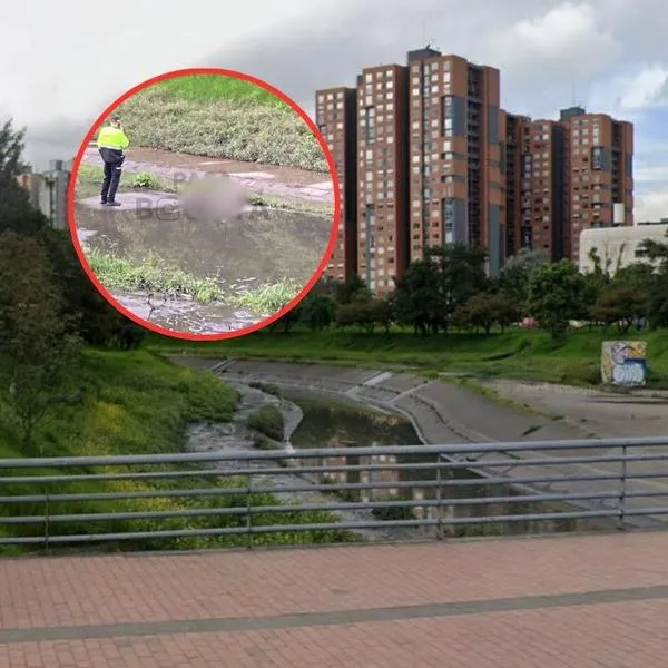 En el caño del río Arzobispo, cerca del Titán Plaza (Bogotá), hallaron a una persona sin vida este 10 de febrero