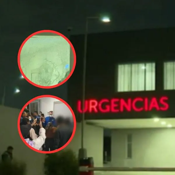 Se armó batalla campal en hospital de Bogotá: vigilantes cogieron a palo a los pacientes y hasta hubo una persona herida en la cabeza. 