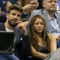 Spanish football player Gerard Pique and Colombian singer Shakira watch Rafael Nadal of Spain and Diego Schwartzman of Argentina during their Quarter-finals Men's Singles match at the 2019 US Open at the USTA Billie Jean King National Tennis Center in New York on September 4, 2019. (Photo by Don EMMERT / AFP)