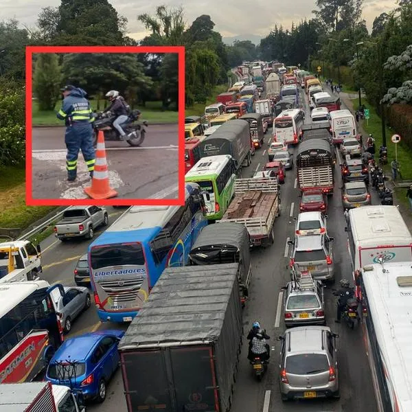 Inundación de Autopista Norte, en Bogotá: hay retorno obligado en la calle 232