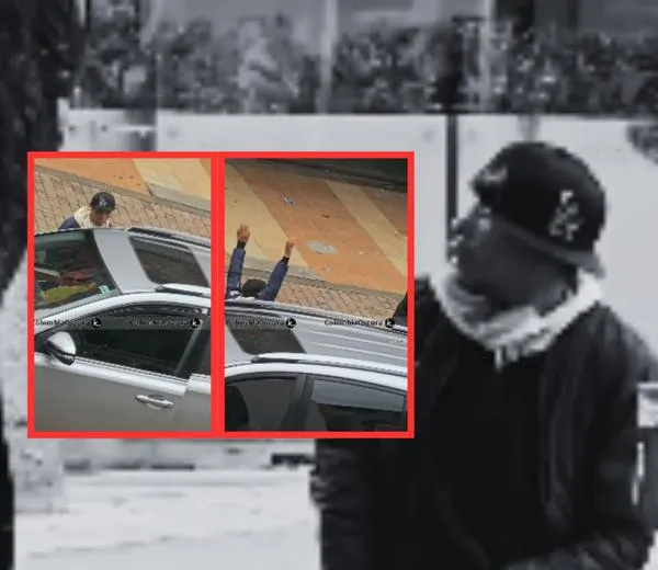 Borracho protagonizó bochornoso momento en Bogotá y escolta sacó arma