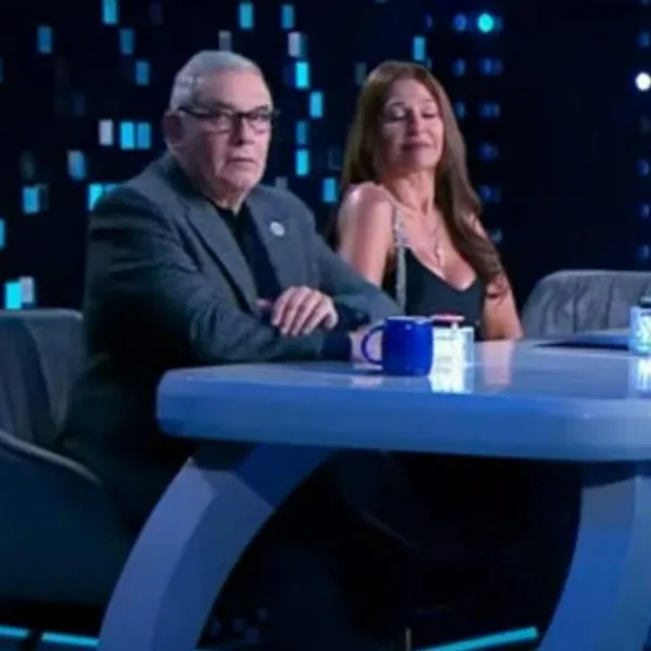 Foto de César Escola y Amparo Grisales, en nota de Yo me llamo capítulo 45 de ayer: Rey Ruiz se les paró a Amparo Grisales y Escola
