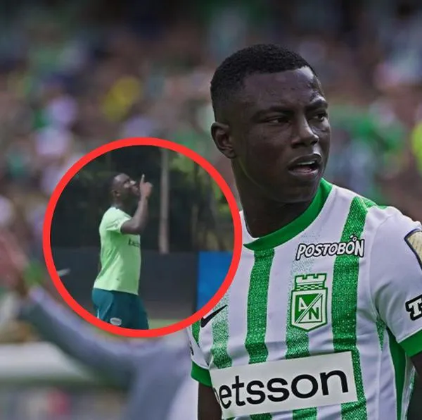 Marino Hinestroza reaccionó a su convocatoria a la Selección Colombia y en Atlético Nacional le dieron sorpresa. El extremo fue llamado por primera vez. 