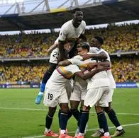 Jugador sancionado vs. Brasil.