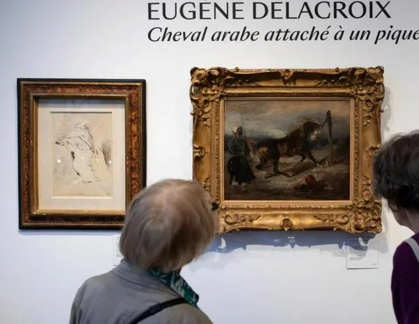 Hallan un cuadro desconocido de Eugene Delacroix