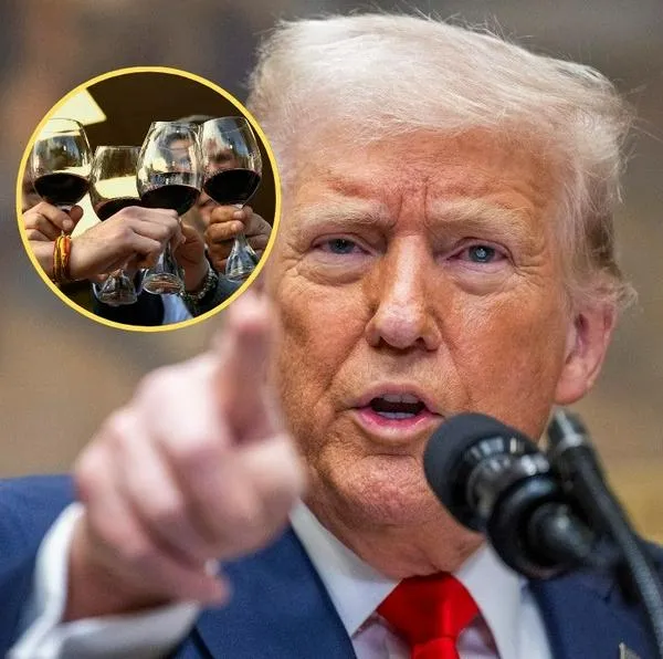 Precio del vino de Europa subiría 200 % por arancel de Donald Trump en EE. UU.