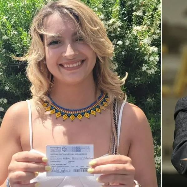 Andrea Petro y Gustavo Petro