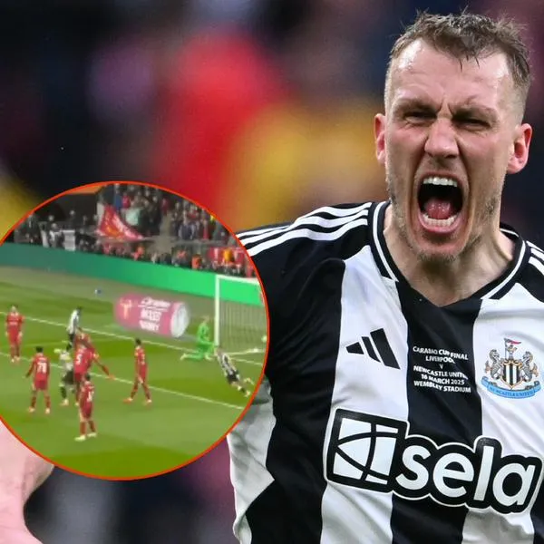 Liverpool-Newcastle, final EFL Cup: gol de Dan Burn dejó quieto a Luis Díaz