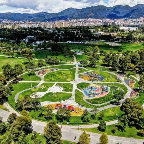 Parque Simón Bolívar, en Bogotá, es uno de los más grandes de la ciudad.
