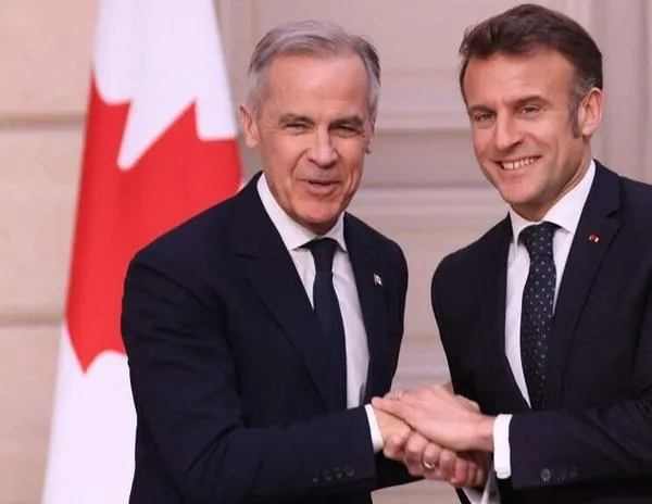 Carney busca "aliados fiables como Francia" en su primer viaje oficial