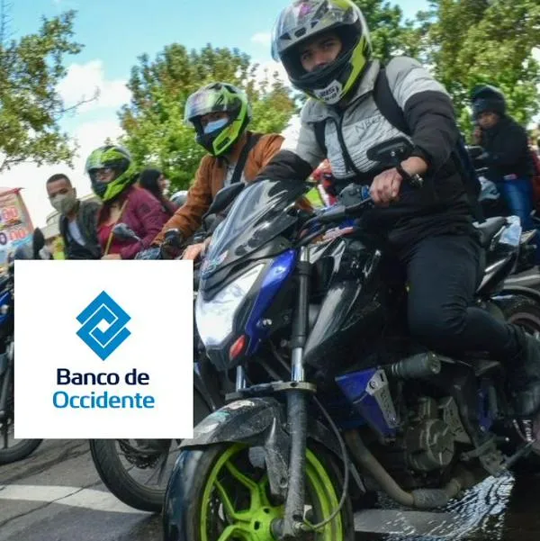 Crédito para comprar moto con Banco de Occidente: presta desde 21 millones