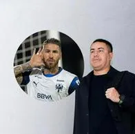 El defensor Sergio Ramos, de Monterrey, se la voló al entrenador Efraín Juárez, de Pumas, por haberle metido "un codo a un niño". Acá, los detalles.